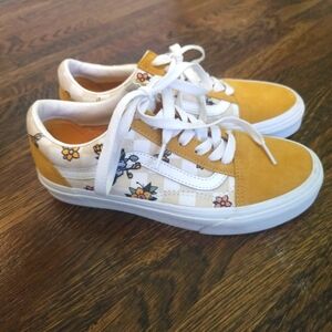 Yellow Floral Vans